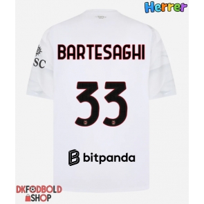 AC Milan Davide Bartesaghi #33 Udebanetrøje 2026-27 Kort ærmer AC Milan Davide Bartesaghi #33 Udebanetrøje 2026-27 Kort ærmer